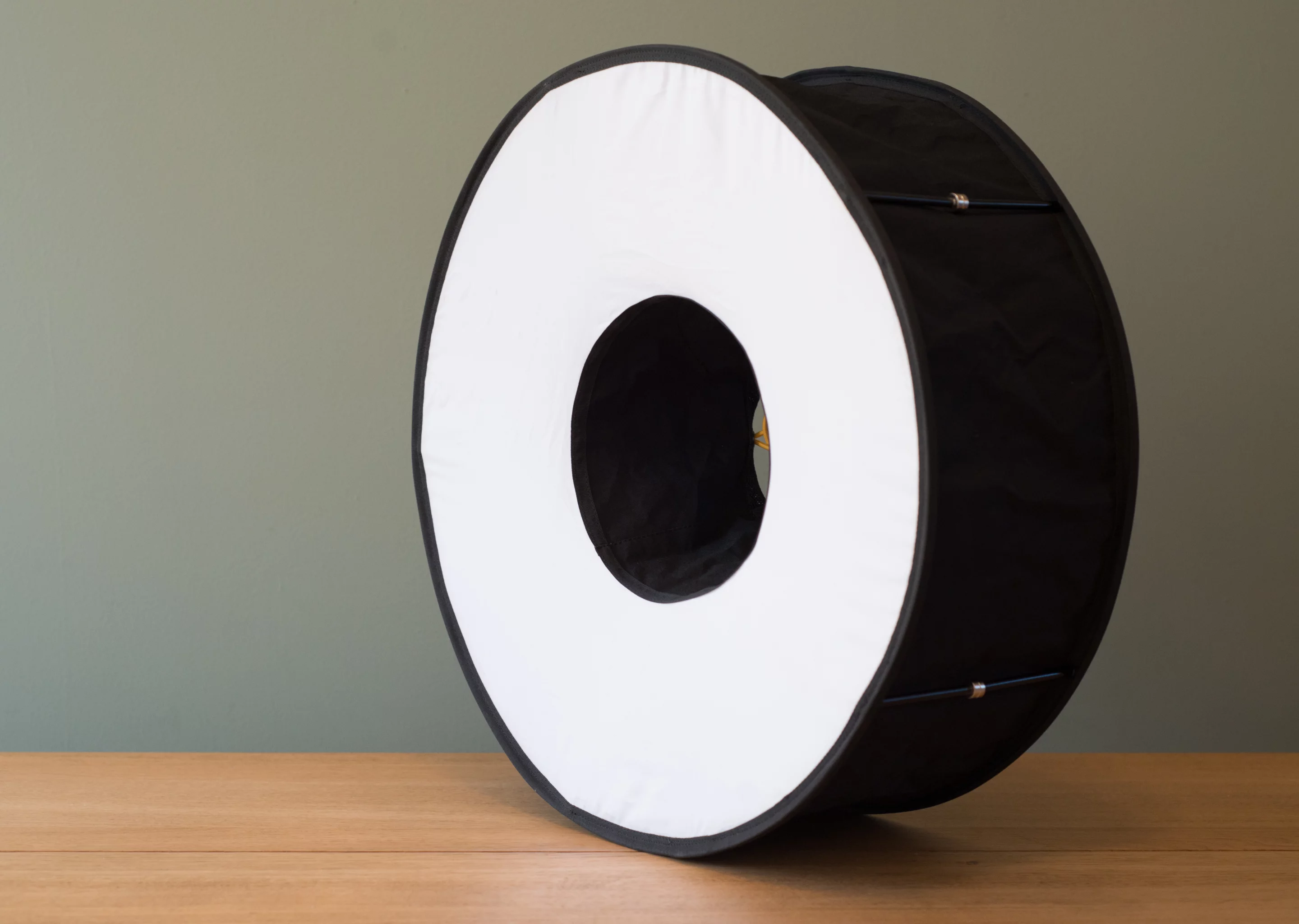 The RoundFlash Ring has a 45 cm (17.7 in) diameter (Photo: Simon Crisp/Gizmag.com)