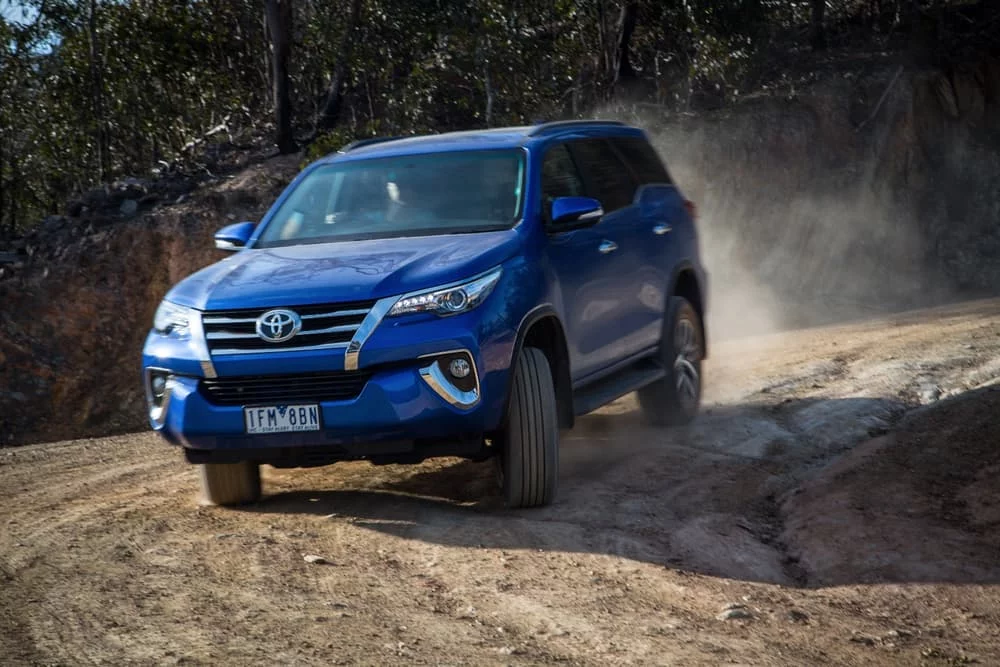 The Toyota Fortuner is capable off-road, but a bit unrefined on it