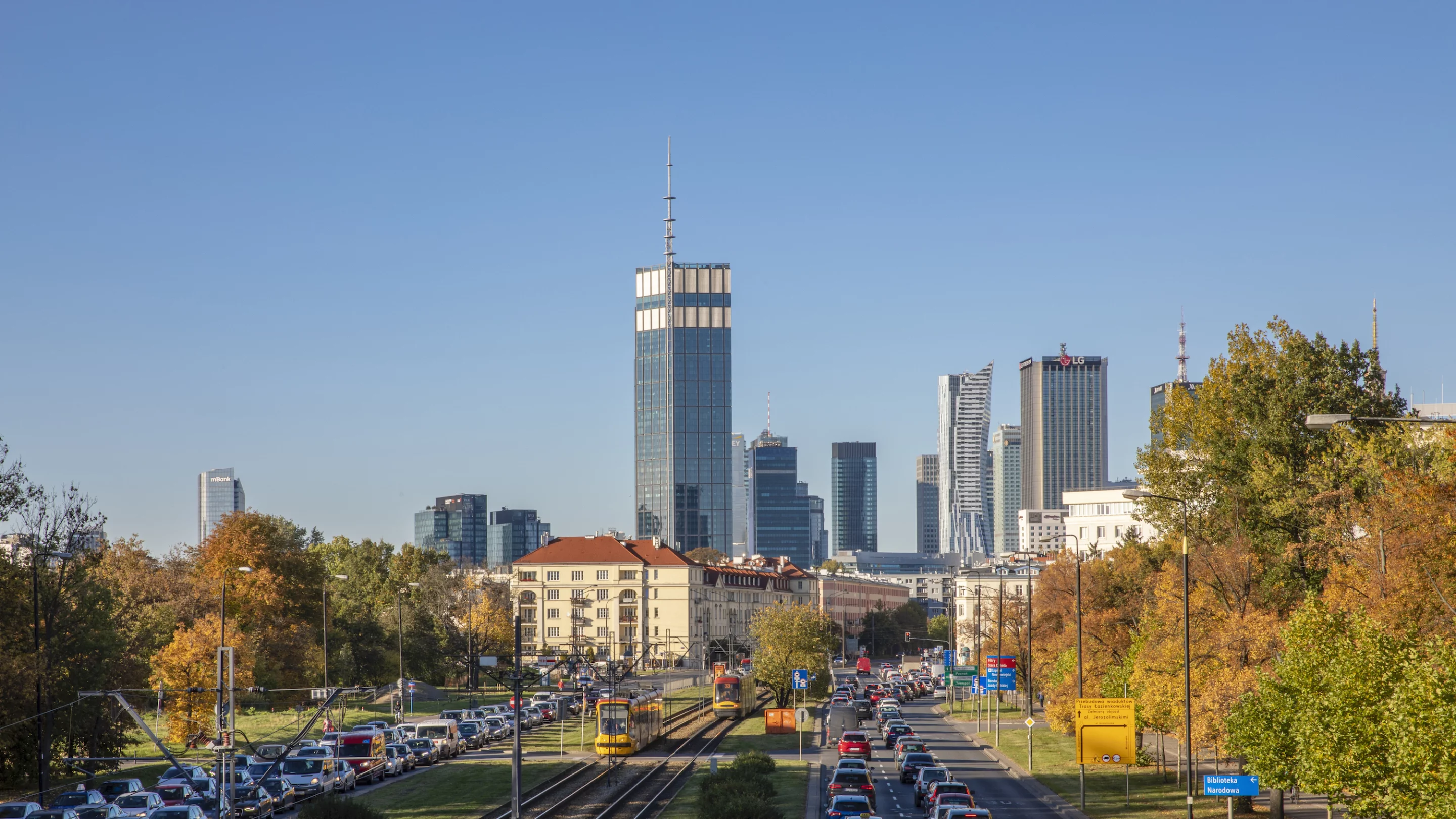 Foster + Partners' recently completed Varso Tower rises to a height of 310 m (1,017 ft) in Warsaw, Poland, making it the European Union's new tallest skyscraper