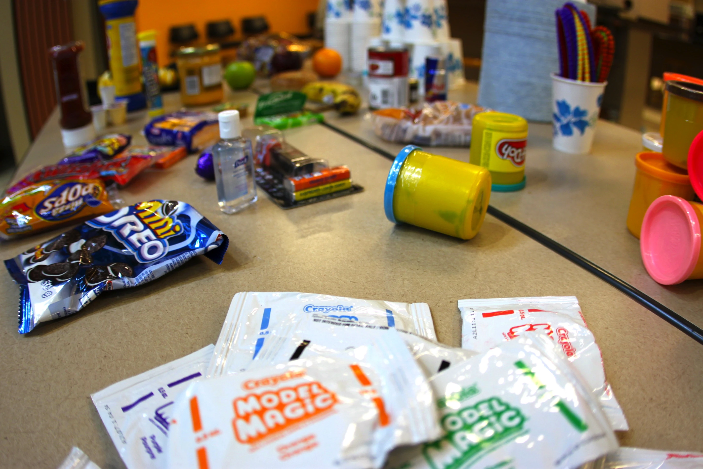 Examples of some of the items which can be used as touch interfaces using Makey Makey