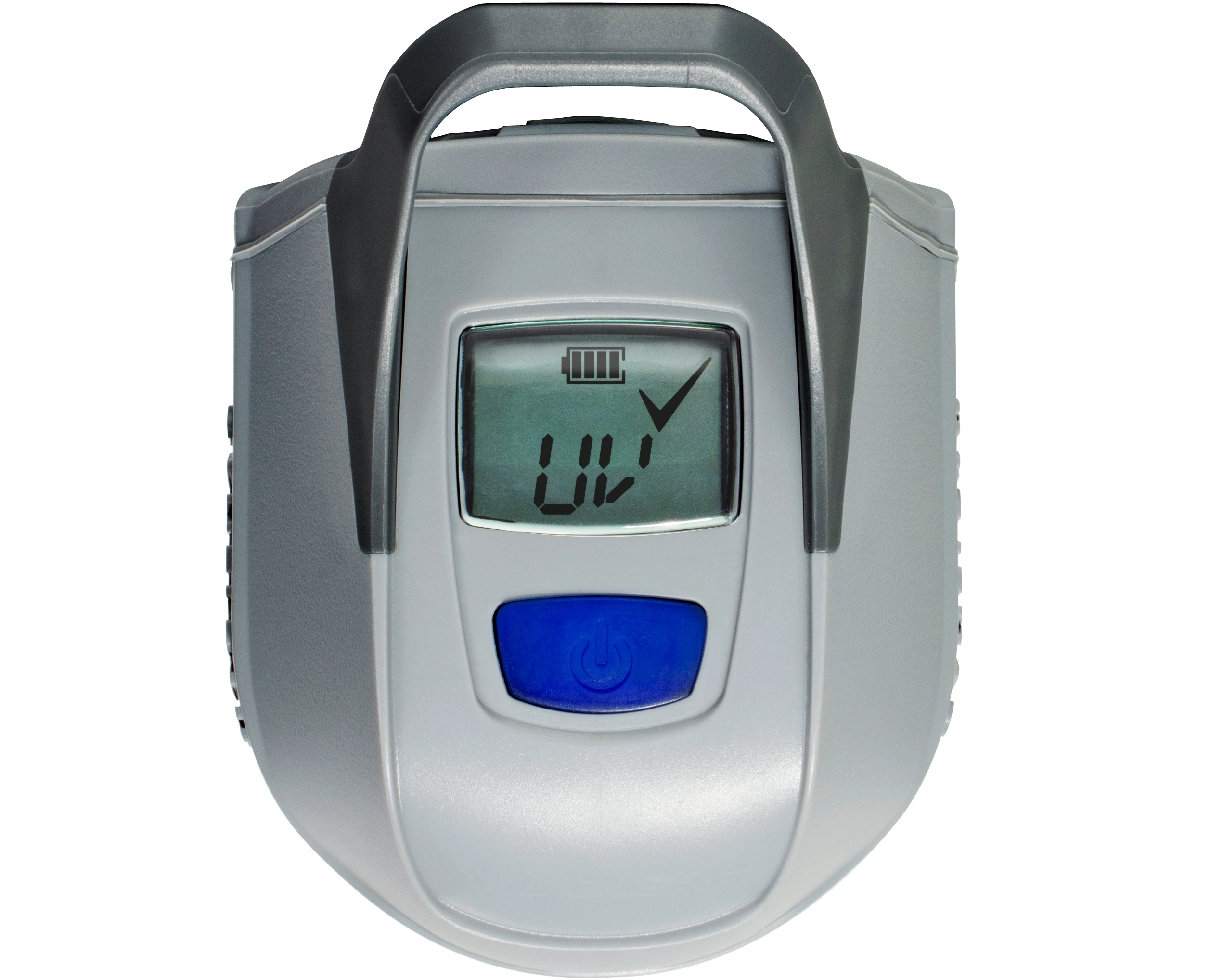 The LCD screen lets you know when purification is done