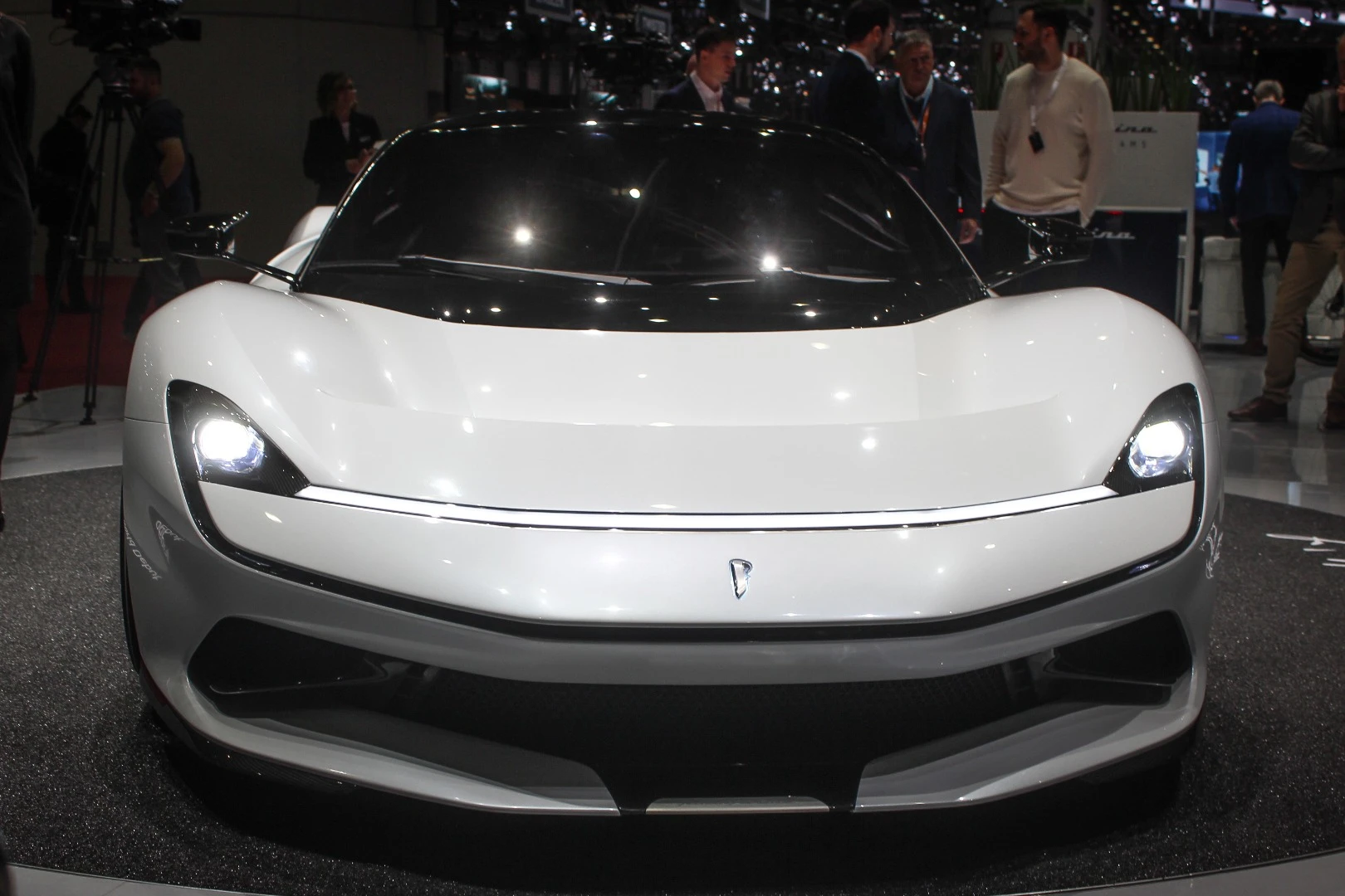 After much hype and anticipation, the Pininfarina Battista makes its world debut