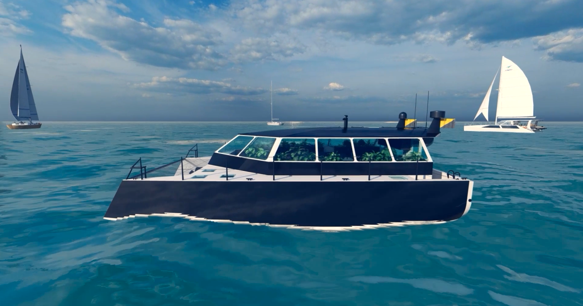 Sovereign Ships solar-electric yacht takes off-grid living out to sea Sovereign Ships solar-electric yacht takes off-grid living out to sea