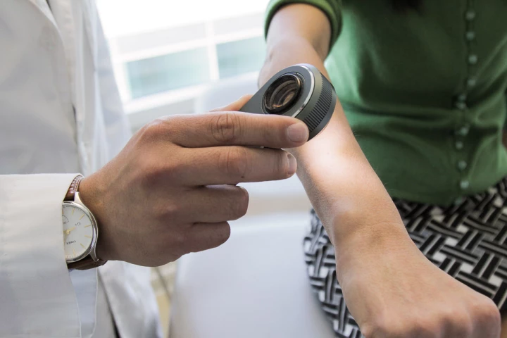 The researchers say the AI can classify skin cancers on a comparable level to trained dermatologists