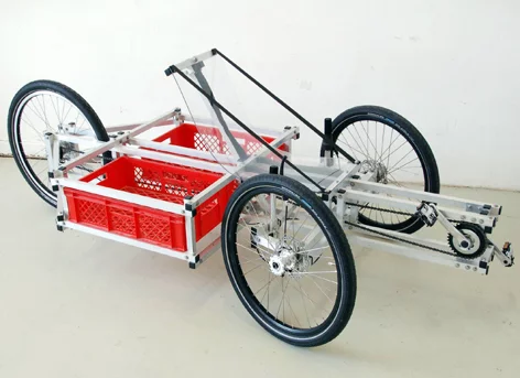 The XYZ Spaceframe Vehicle construction plans include a cargo version that’s suitable for loading up and transporting the groceries