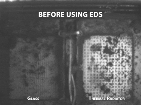 Before and after animation of EDS in action