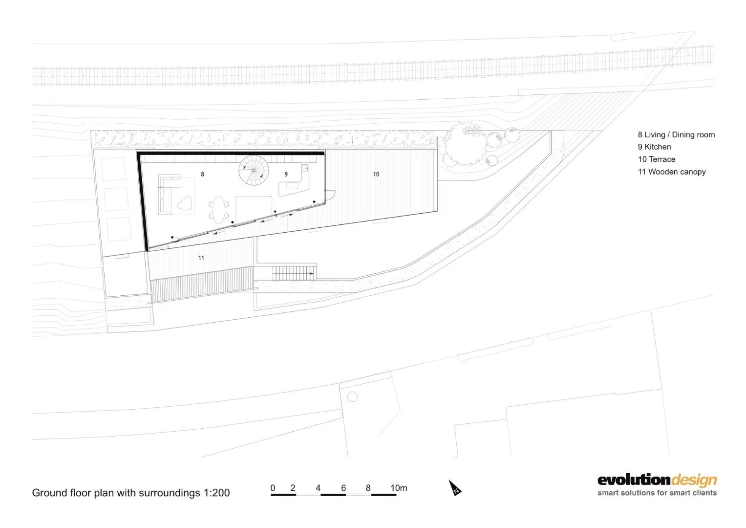 Architectural drawing of Flexhouse