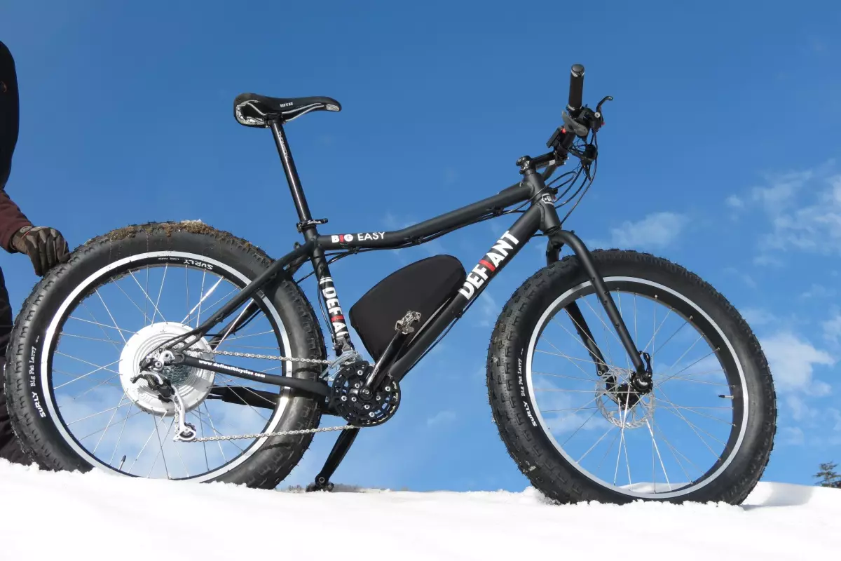 The Defiant Big Easy provides grit and power over sand and snow