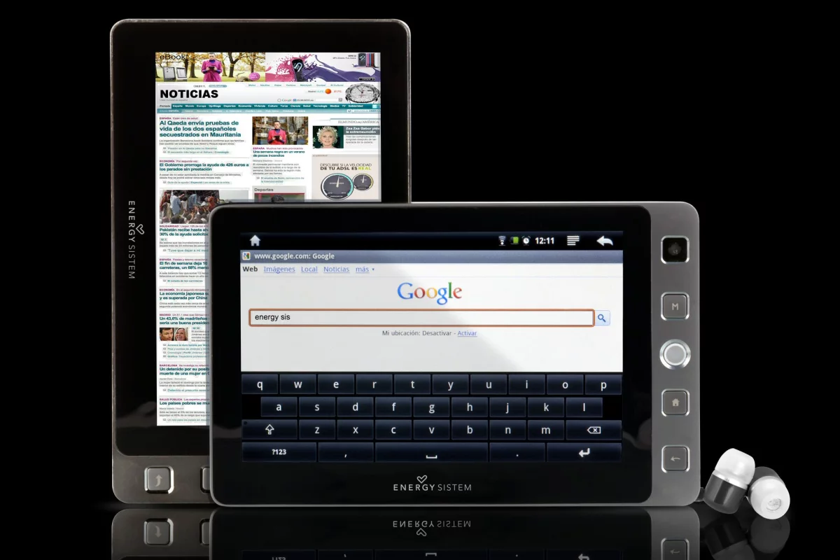 Energy Sistem is about to release a 5-inch Android-based touchscreen tablet with built-in webcam, Wi-Fi and 720p high definition video playback capability