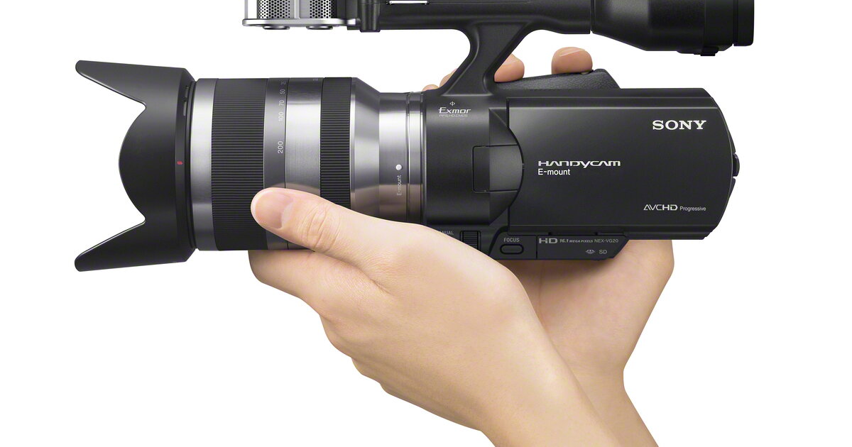 Sony rolls out new NEX-VG20 interchangeable lens camcorder