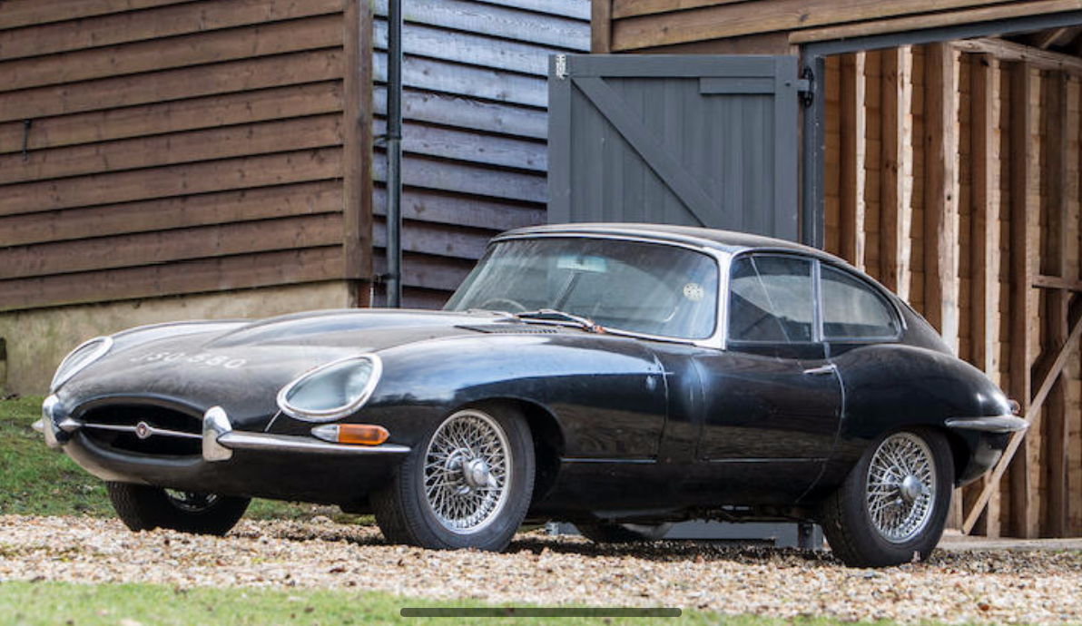 The Jaguar E-Type is arguably the best looking car ever built