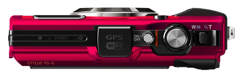 The Olympus Stylus Tough TG-4 features built-in Wi-Fi and GPS