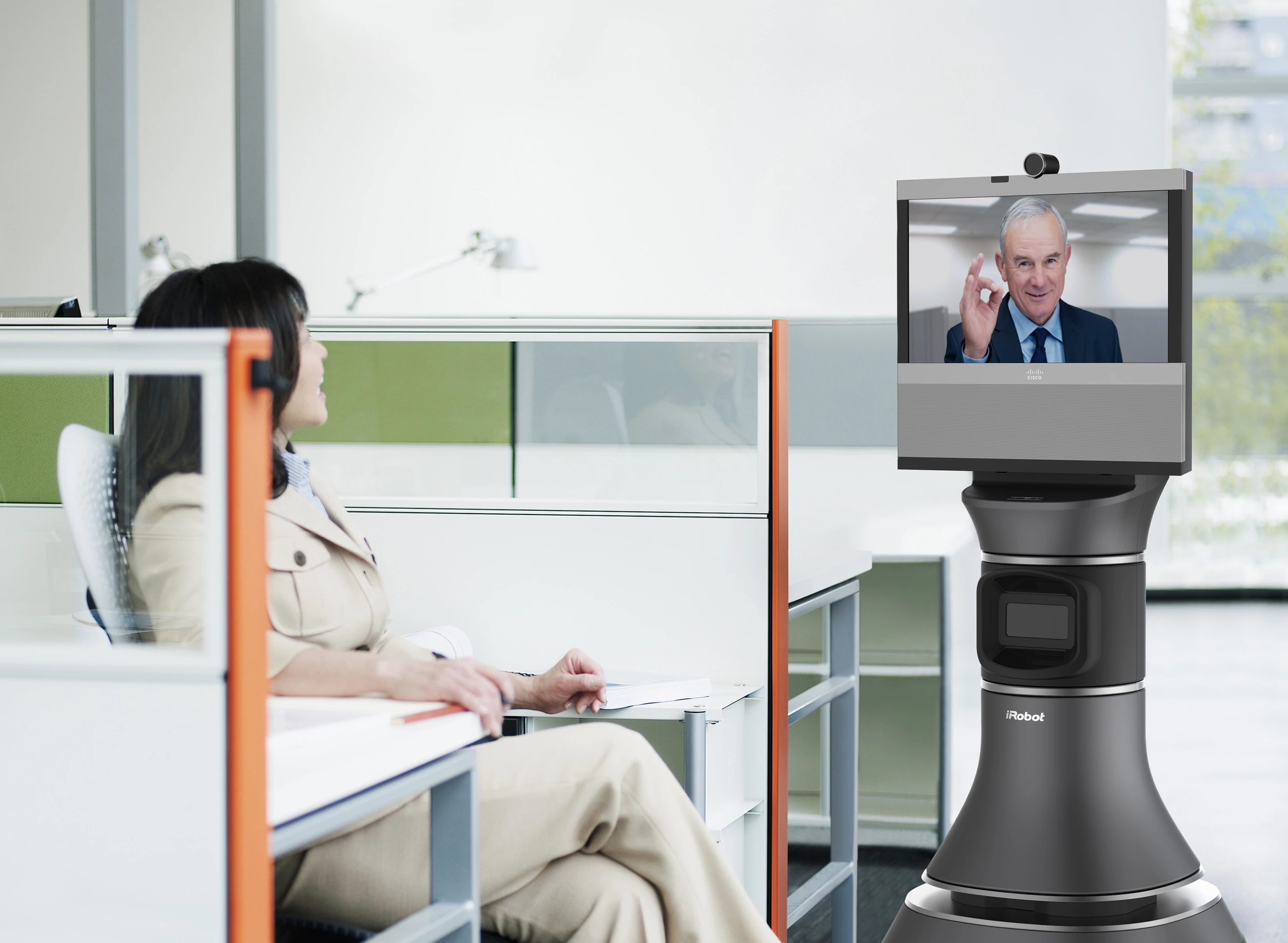 The iRobot Ava 500 provides for more naturalistic interactions