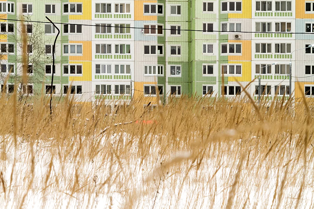 Winner of 2nd place in the Amateur Abstract category: Yana Lileeva - Stone Jungle. Modern apartment buildings in Moscow