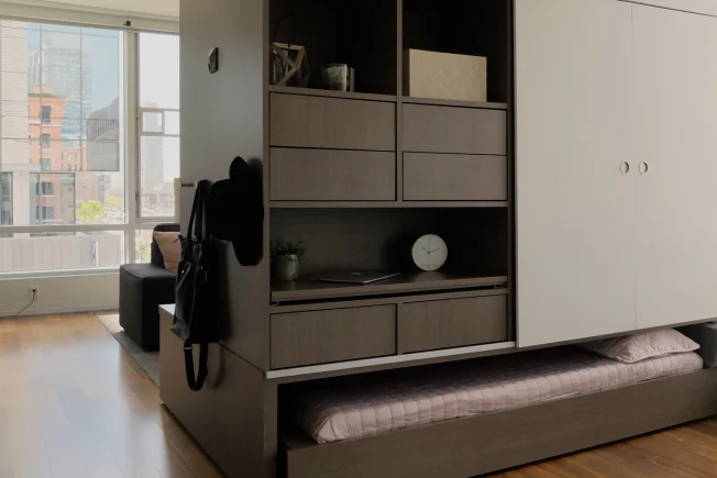 Robotic folding furniture makes the most of small living space