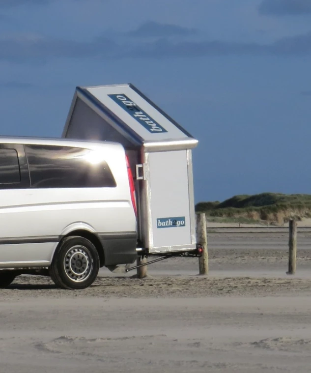 The Bath2Go supposedly takes only 10 minutes or so to install, once the proper hardware has been mounted to the base vehicle