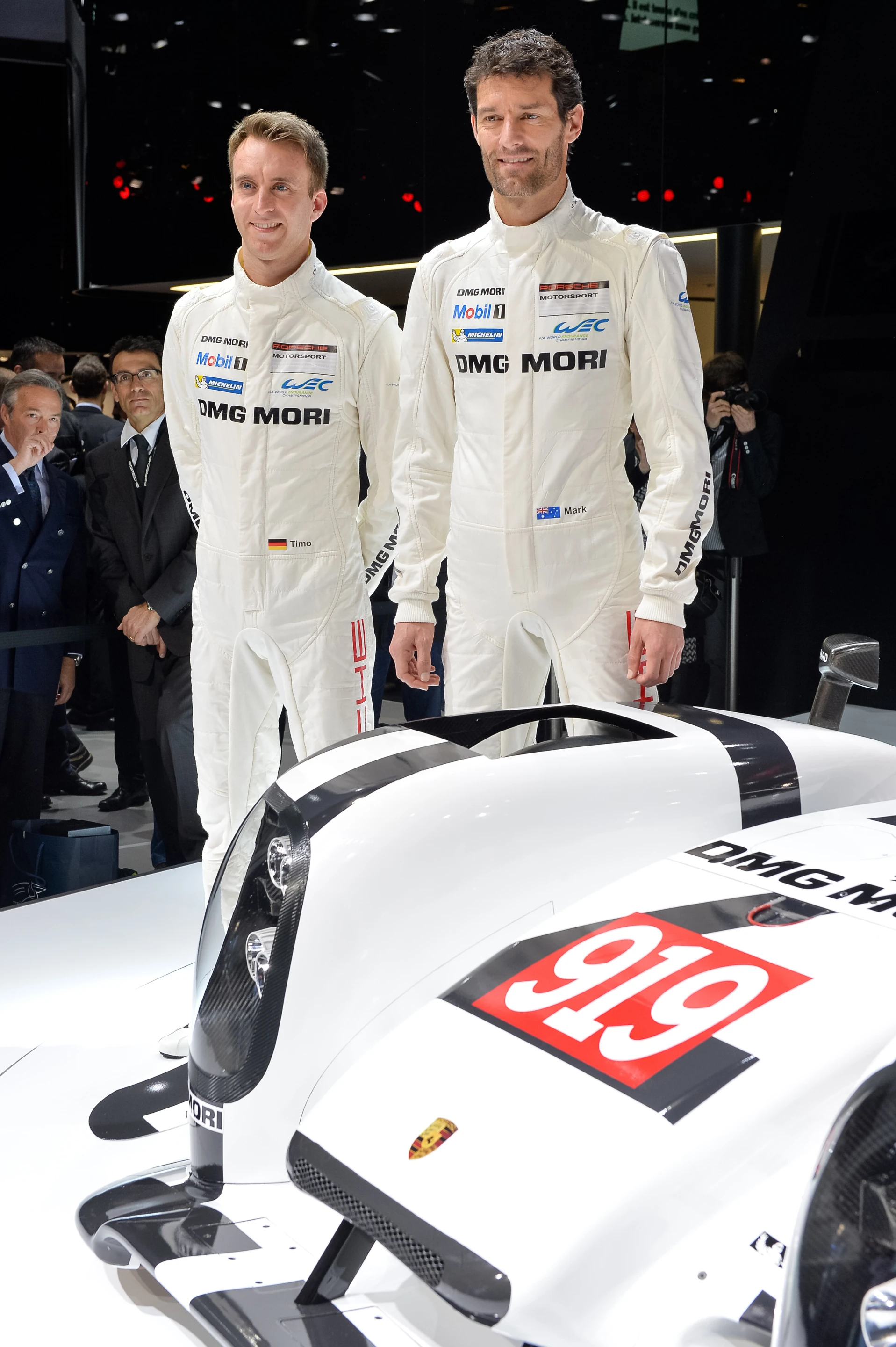 Timo Bernhard and Mark Webber will be amongst the drivers of the new Porsche 919 Hybrid