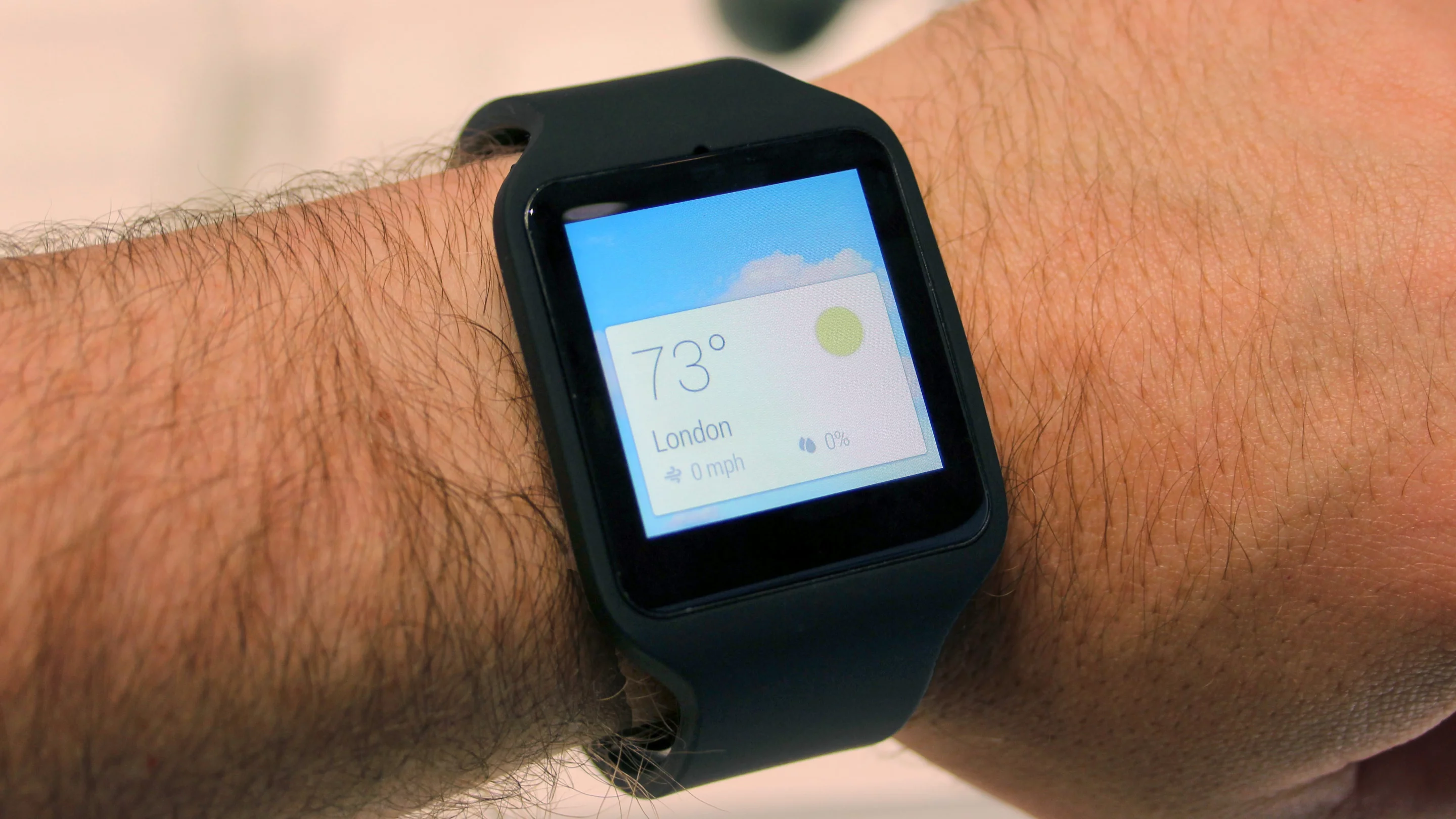 The Sony SmartWatch 3 (Photo: Chris Wood/Gizmag.com)