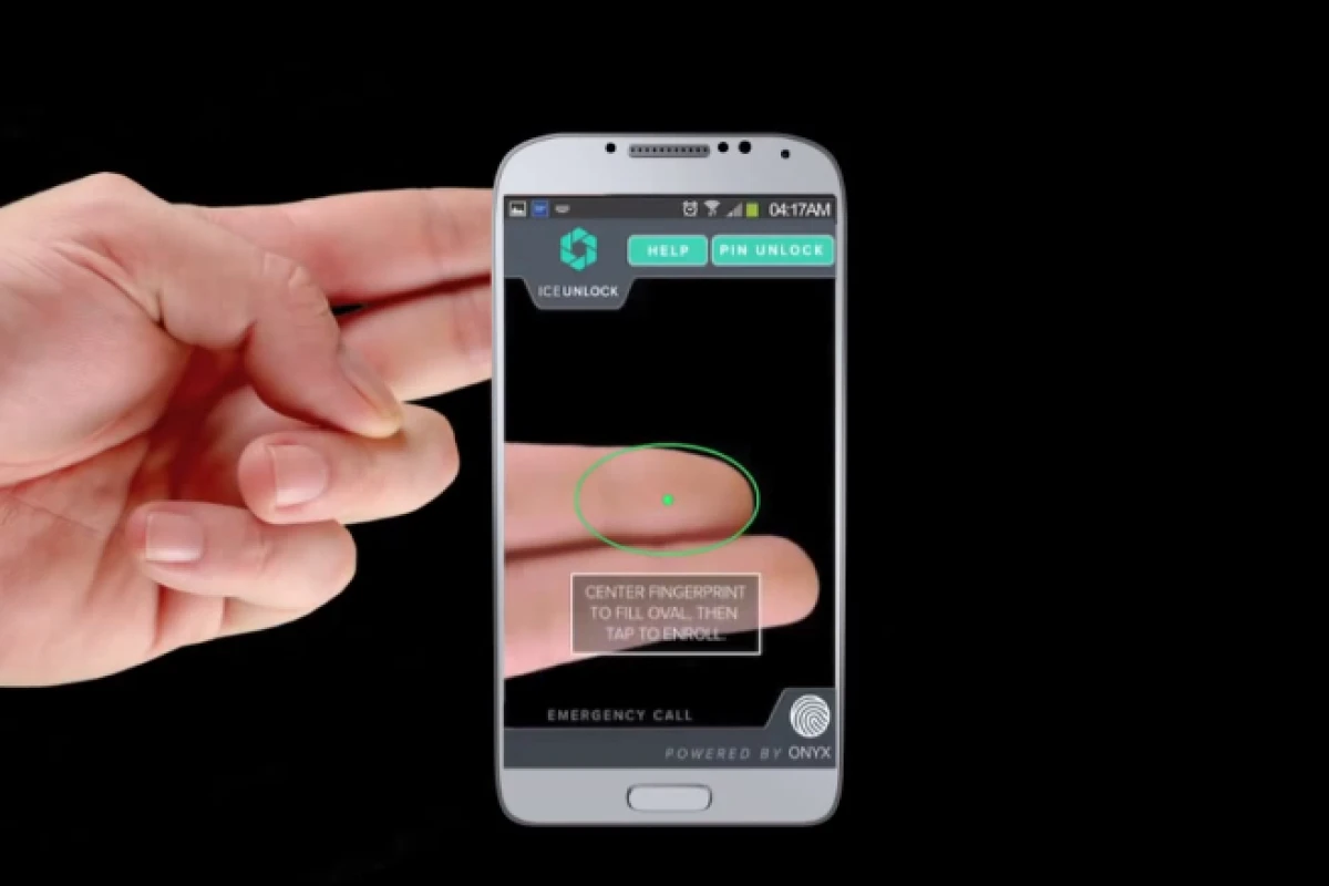 The ICE Unlock app serves the same purpose as a physical fingerprint scanner