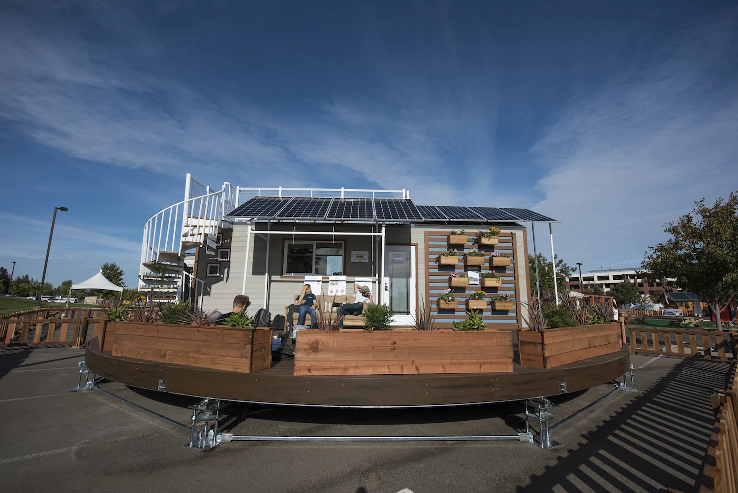 The Revolve House was designed and constructed over two years