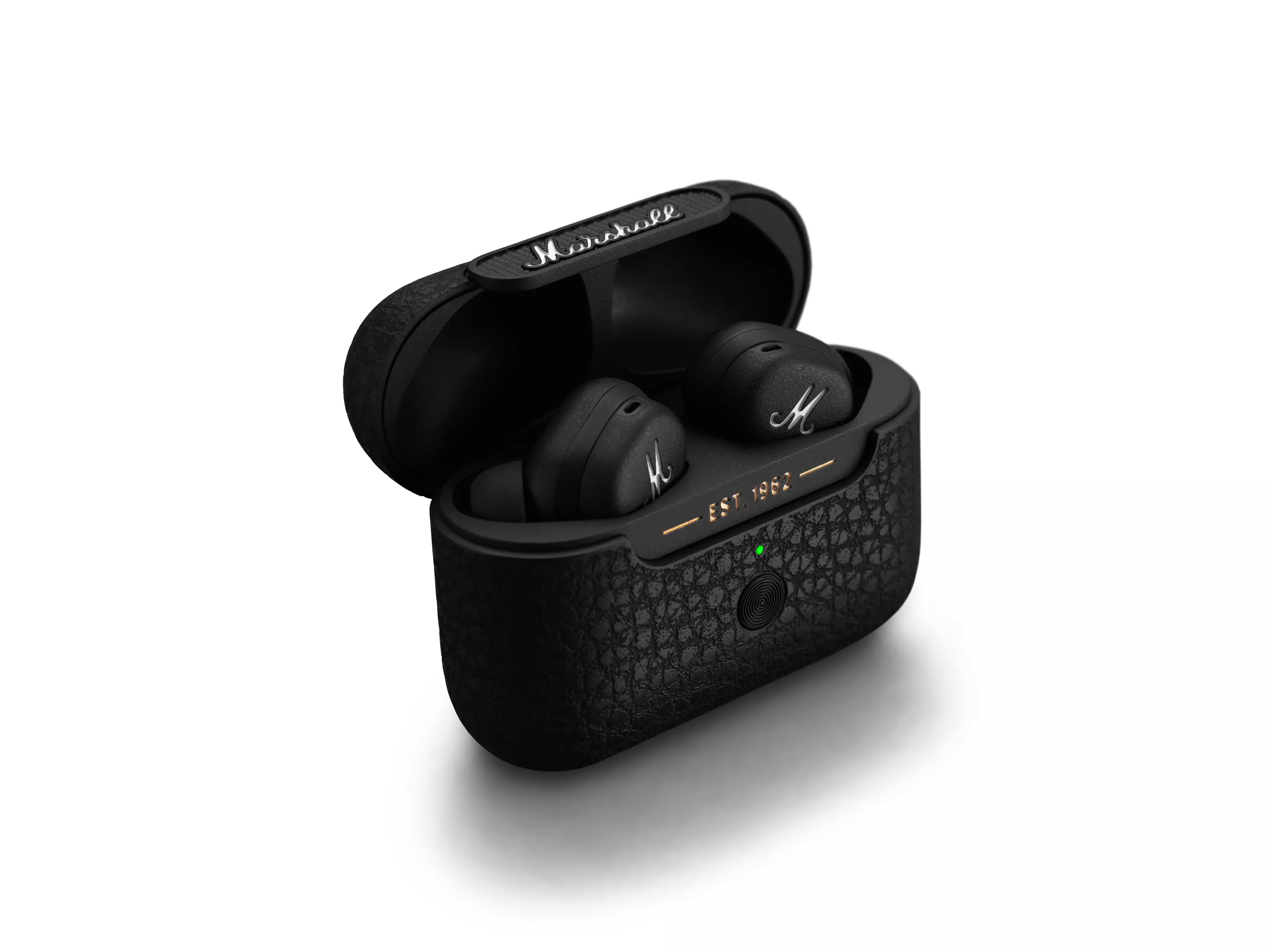 Marshall says that the Motif ANC earphones offer "amplified audio in a well-fitting design that is made for all-day listening"