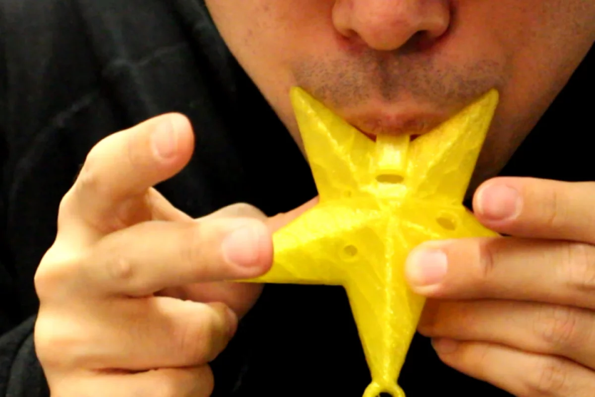 This Printone-created star is used to play Twinkle, Twinkle, Little Star