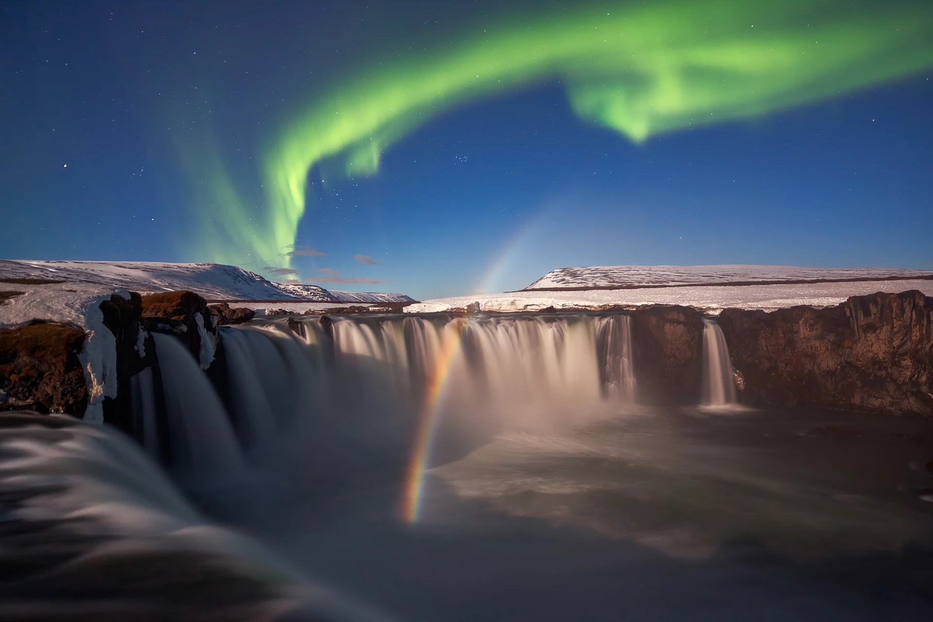 The Night Sky - Runner-up. "The Astonishing". Godafoss, Iceland