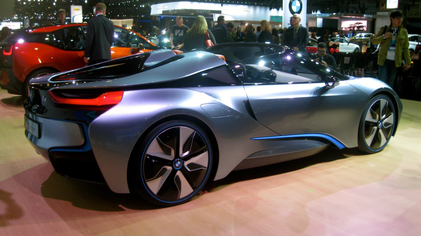 The BMW i8 Concept Spyder at the 2012 LA Auto Show