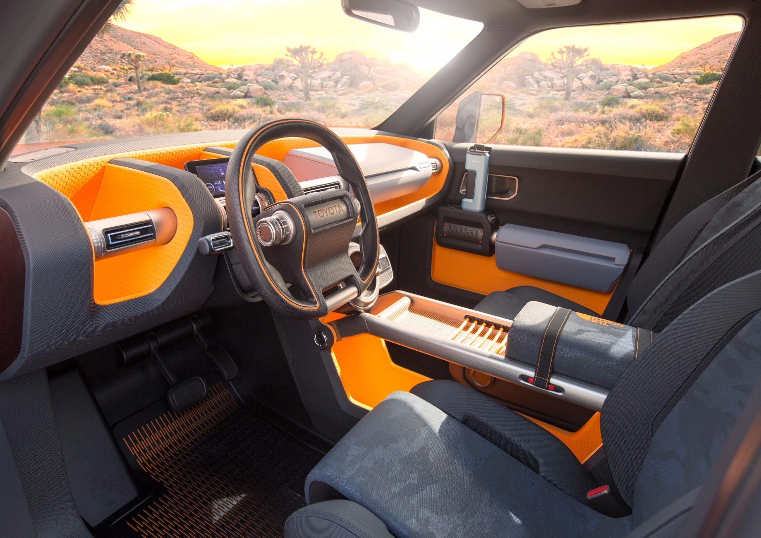 Toyota calls the FT-4X Crossover’s design “rugged charm.”