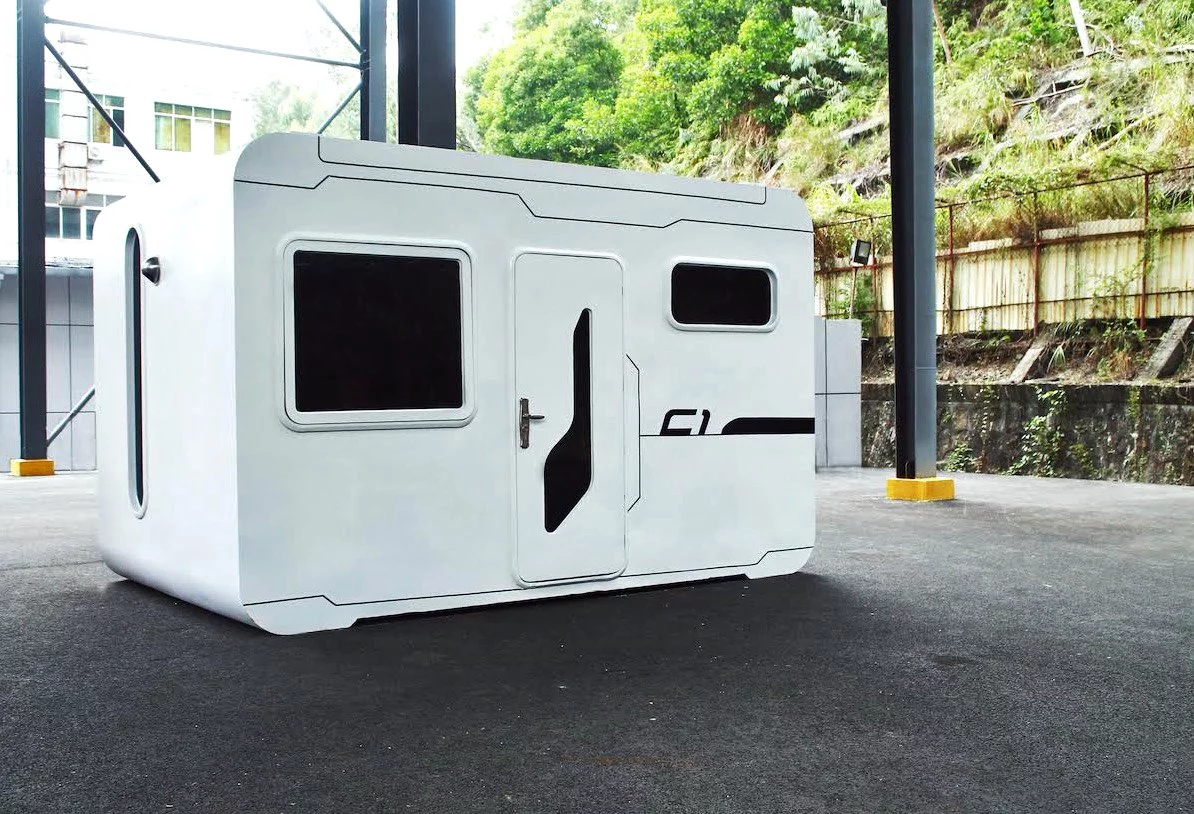 Singapore- and China-based design studio Nestron has revealed a 14.5 square meter (156 sq ft) tiny home that is packed with smart features