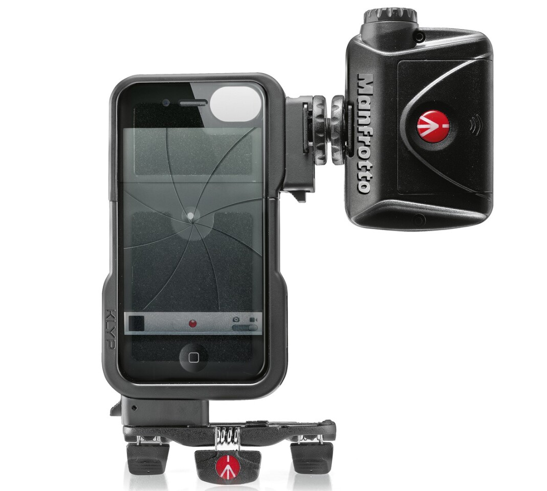 Manfrotto is offering the Klyp as five different kits which include a case and adaptor only, or fully pimped-out options with light and pocket supports