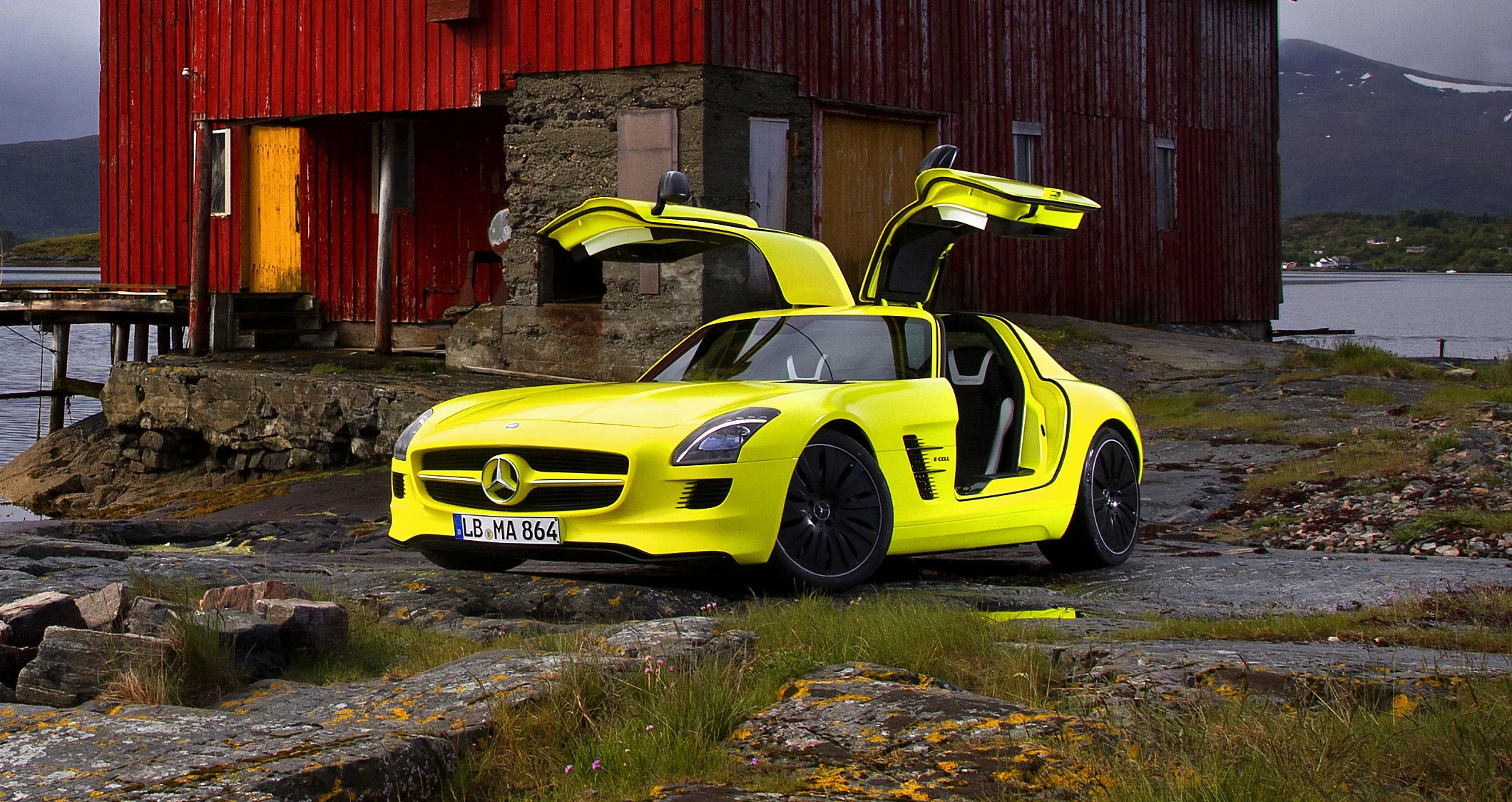 The Mercedes-Benz SLS AMG E-Cell