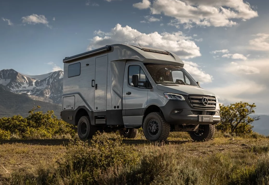 Rossmönster explores new ground with the Sprinter AWD Loft B+ camper van