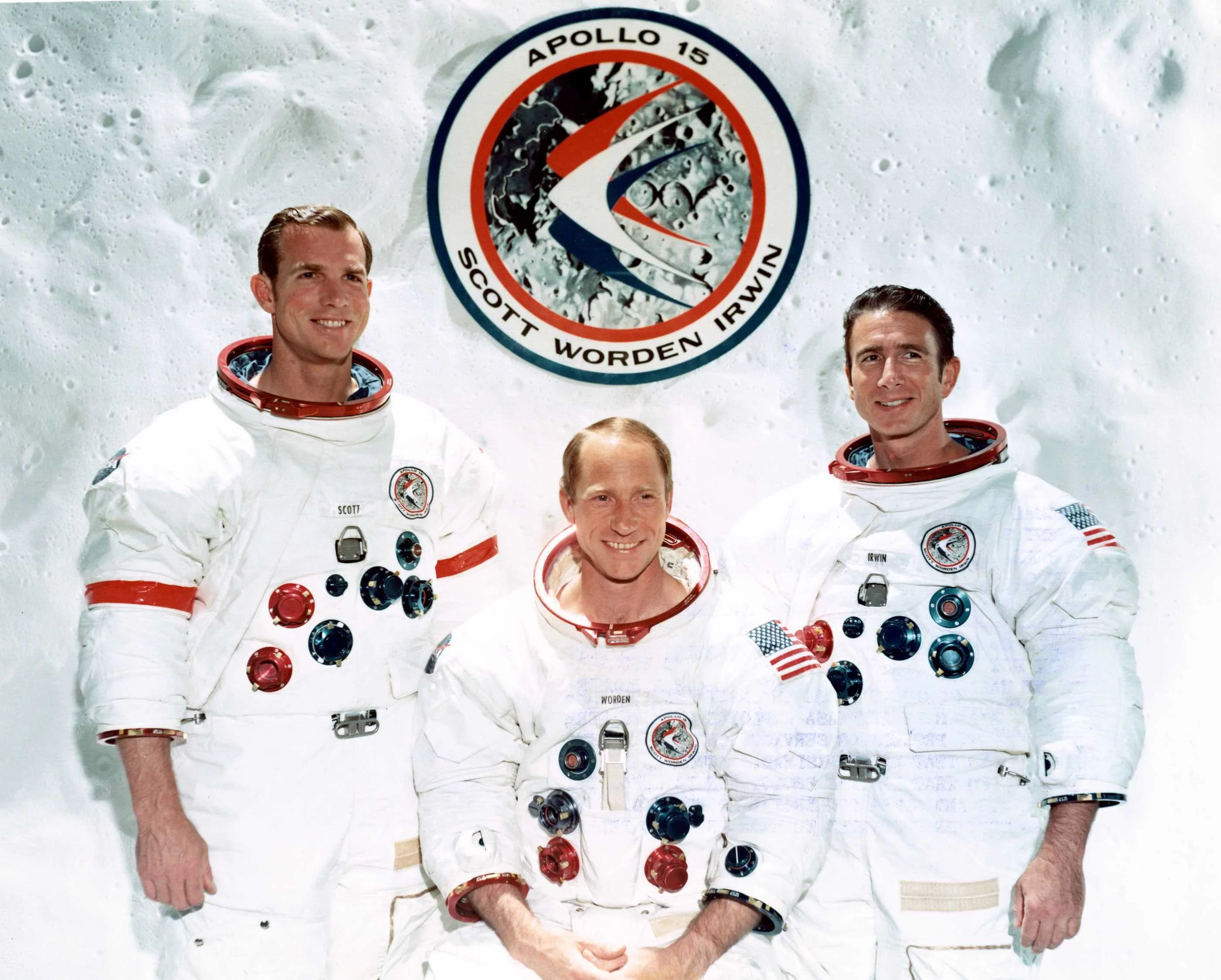 The crew of Apollo 15