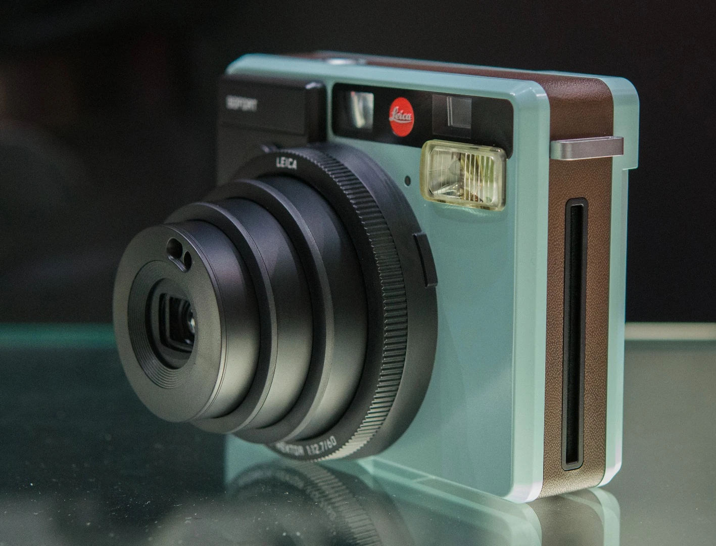 The film slot on the Leica Sofort instant camera