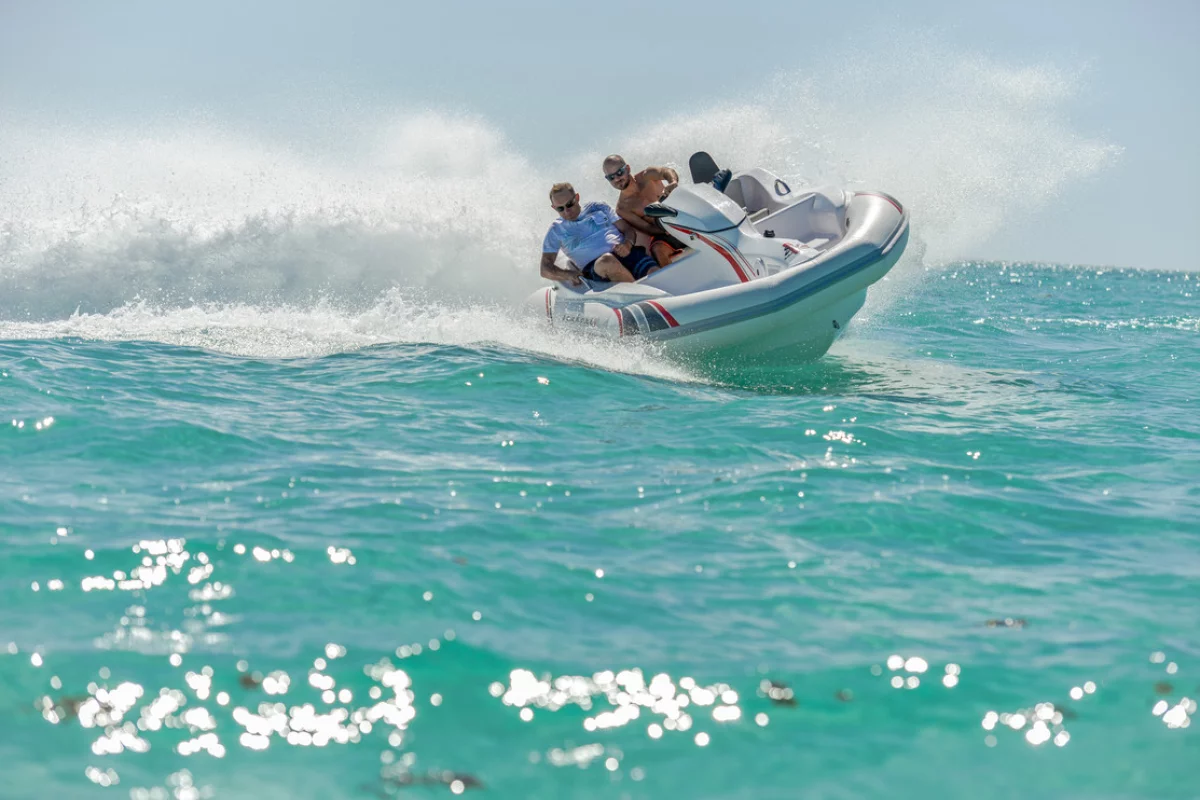 "It might be small, but it's an aggressive craft offering boating without limits," says Seakart