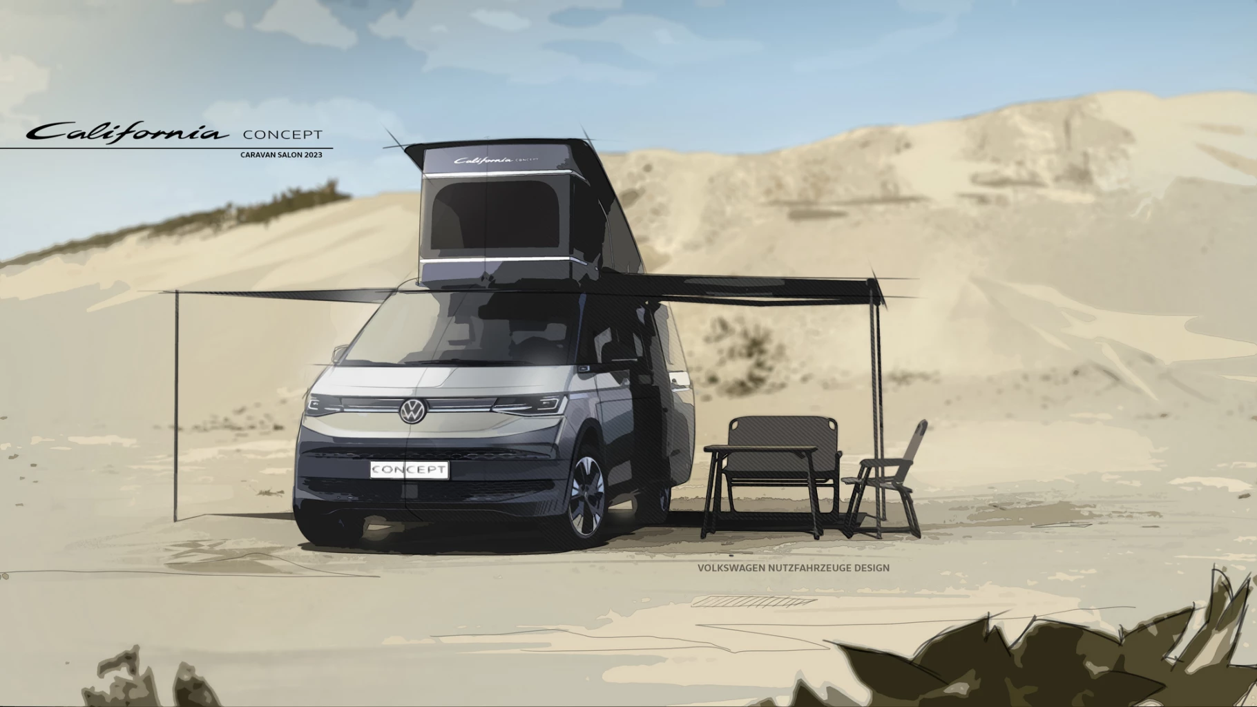 Volkswagen teases the Multivan California Concept camper van