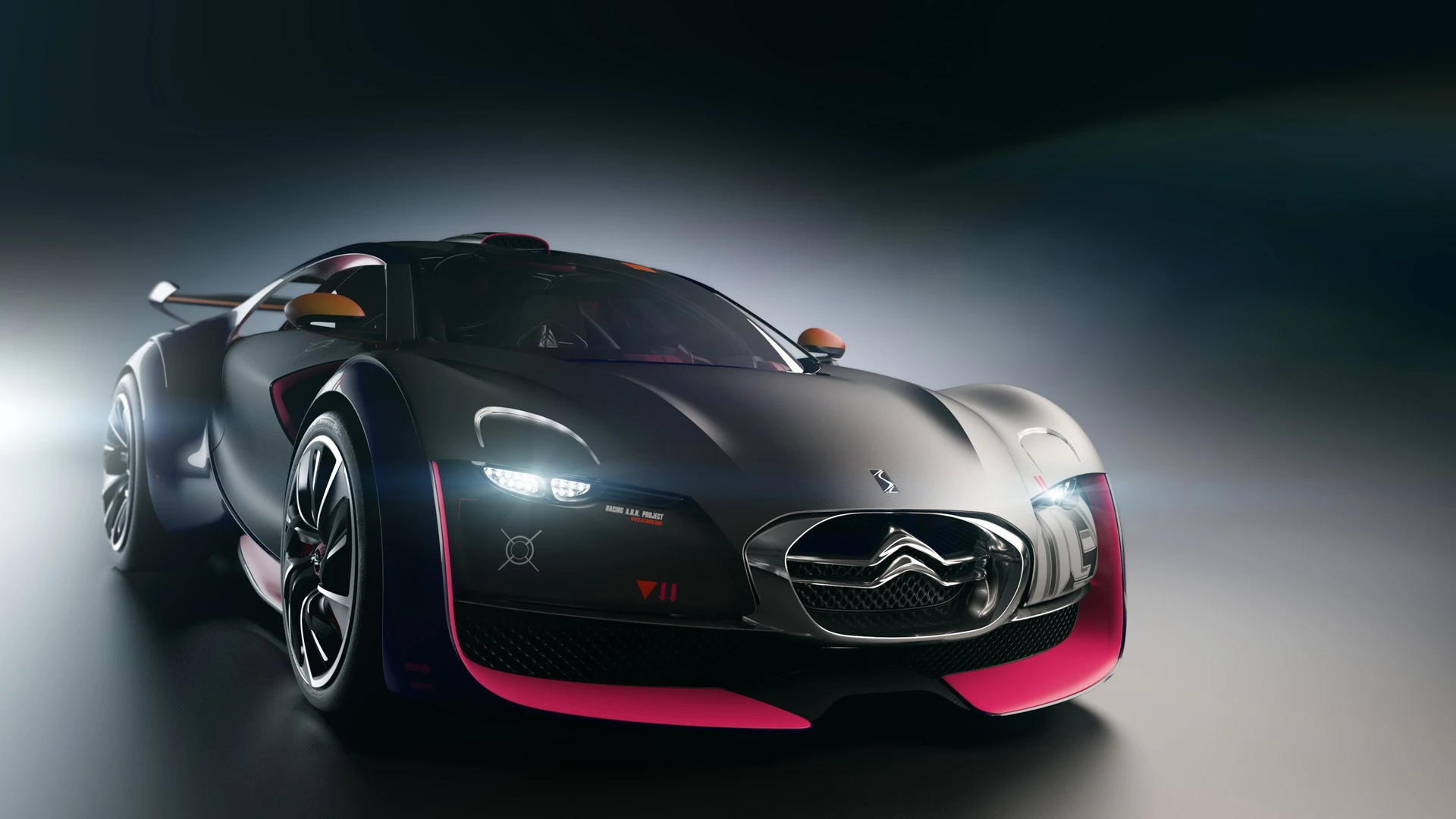 The Citroen electric small car concept - the Survolt - fits the supermini class with a look of a larger supercar