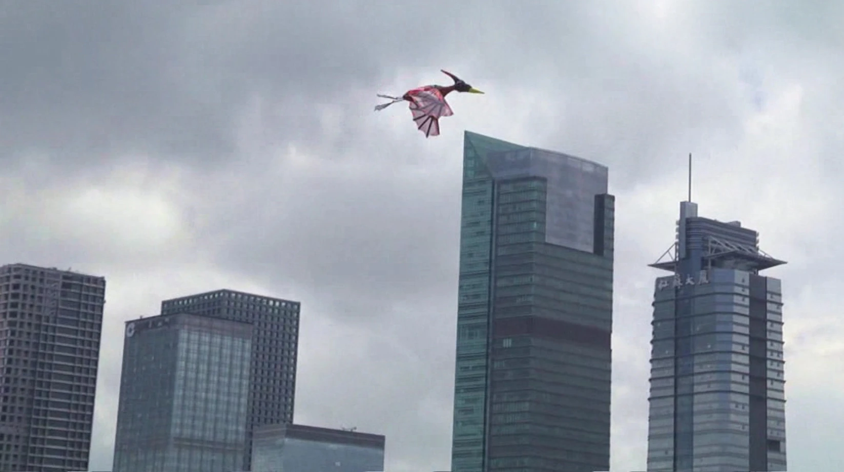 The Flying Pterodactyl has a range of 1,600 feet (500 m)