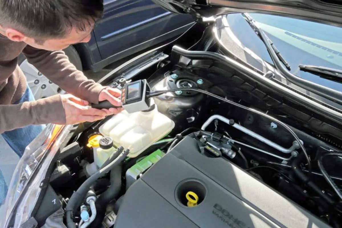 The Snake Scope camera lets you see into hard-to-get-at places