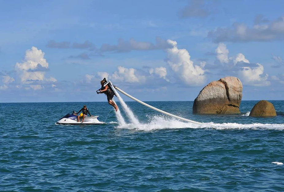 X-Jetpacks testing in the waters of Koh Samui, Thailand