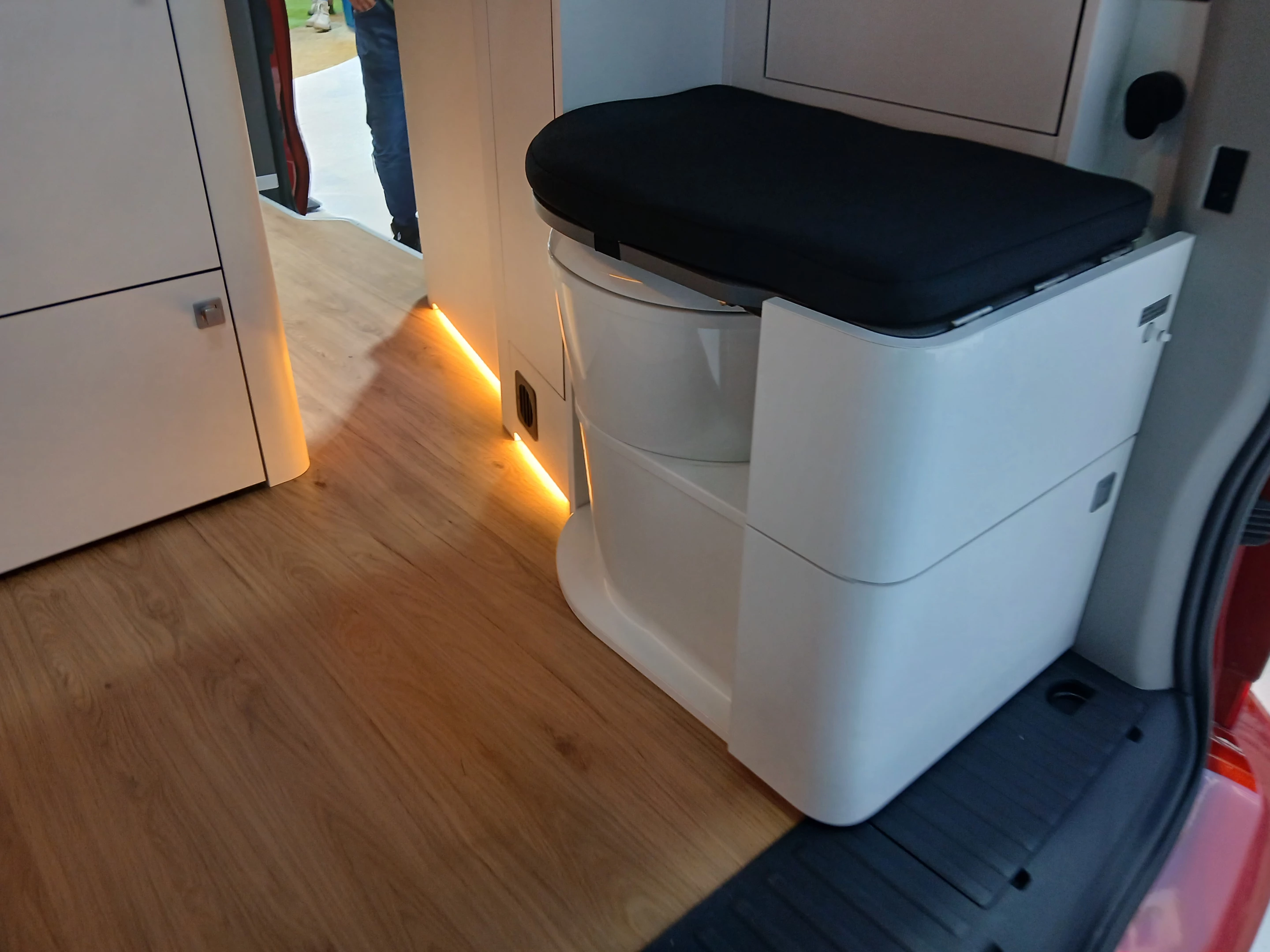 Ford Nugget with toilet