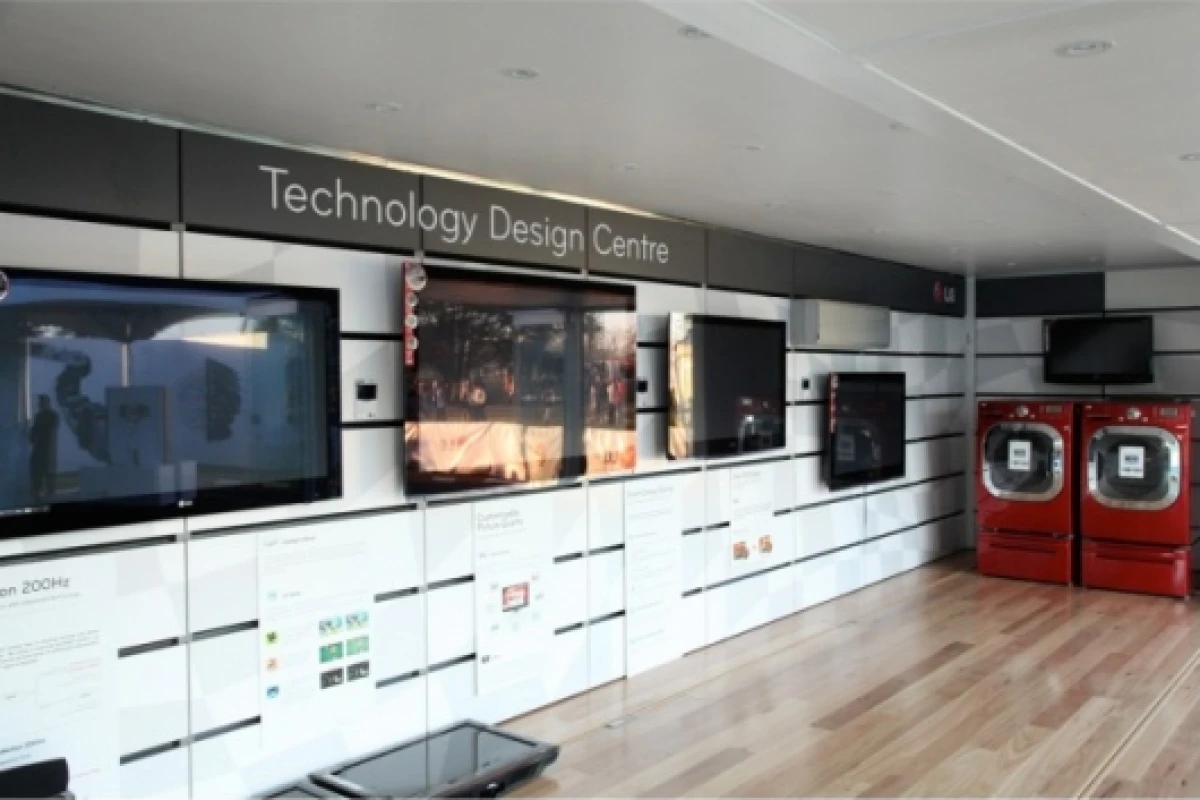 LG's Technology Design Centre at the Melbourne F1 Grand Prix