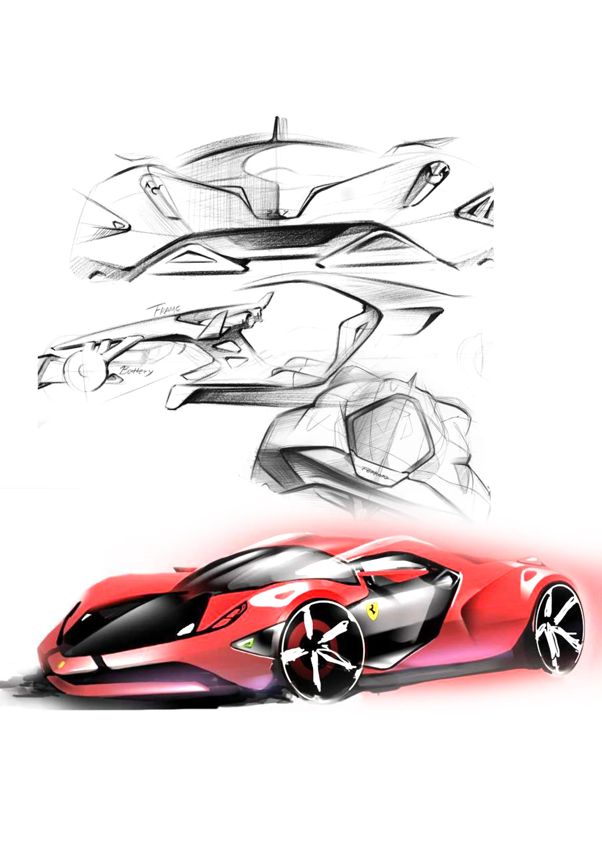 Finalist entry, Ferrari World Design Contest