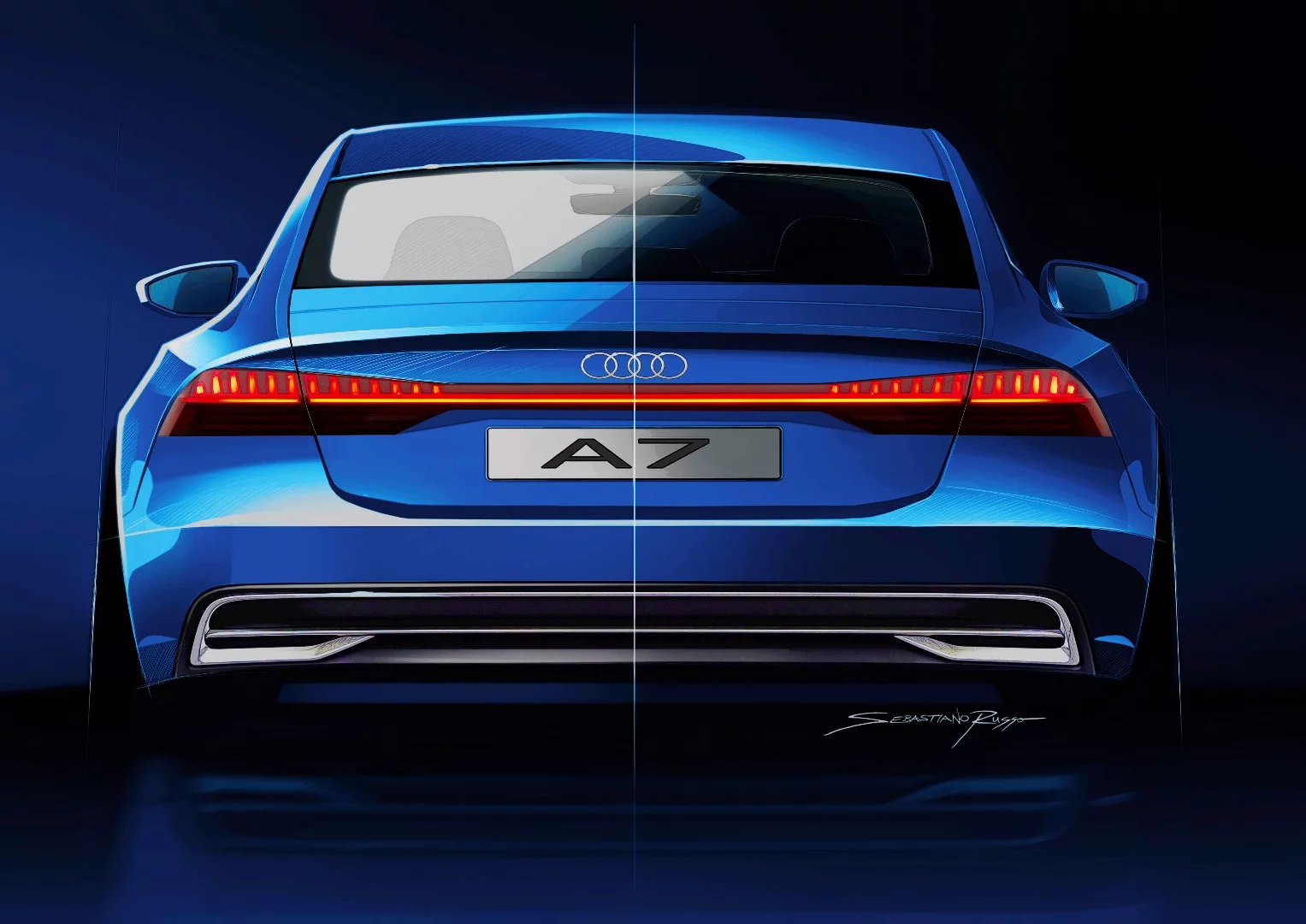 Audi A7 Sportback sketch