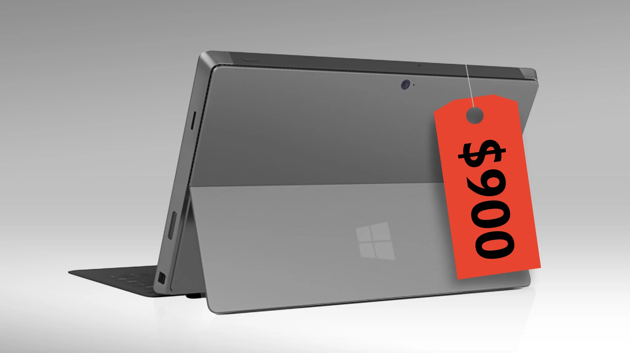 $900 is only for the tablet itself: the keyboard cover is sold separately