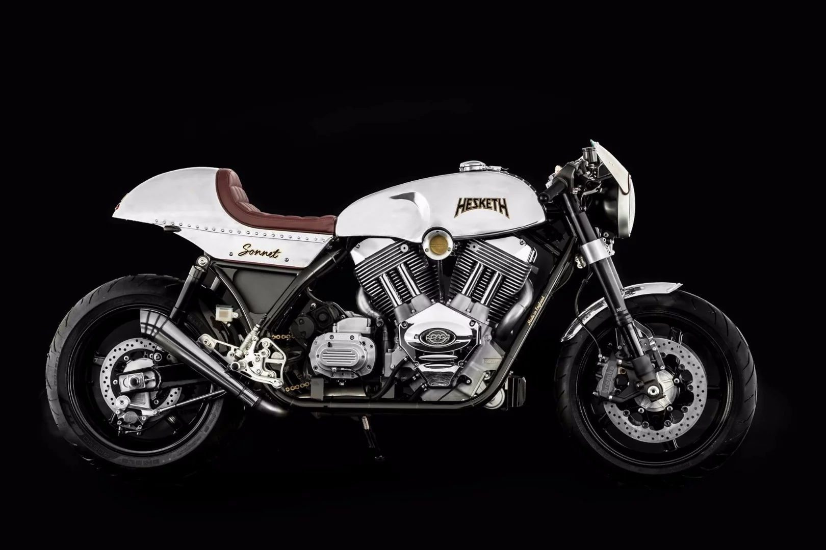 The Hesketh Sonnet is the cafe racer version of the 24