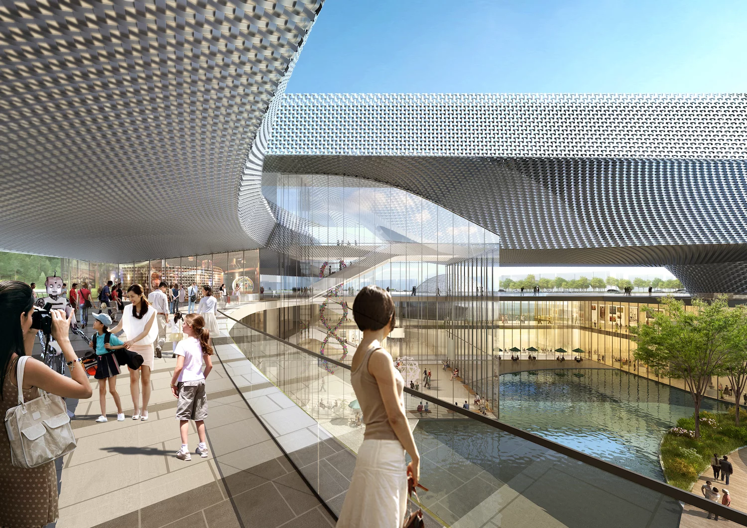 The Suzhou Science & Technology Museum willinclude an industrial exhibition hall, where exhibits will highlight the role of industrialdevelopment in enriching lives