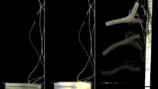 Harvard's soft-bodied robot jumps up to 30 times its own height using internal gas explosions