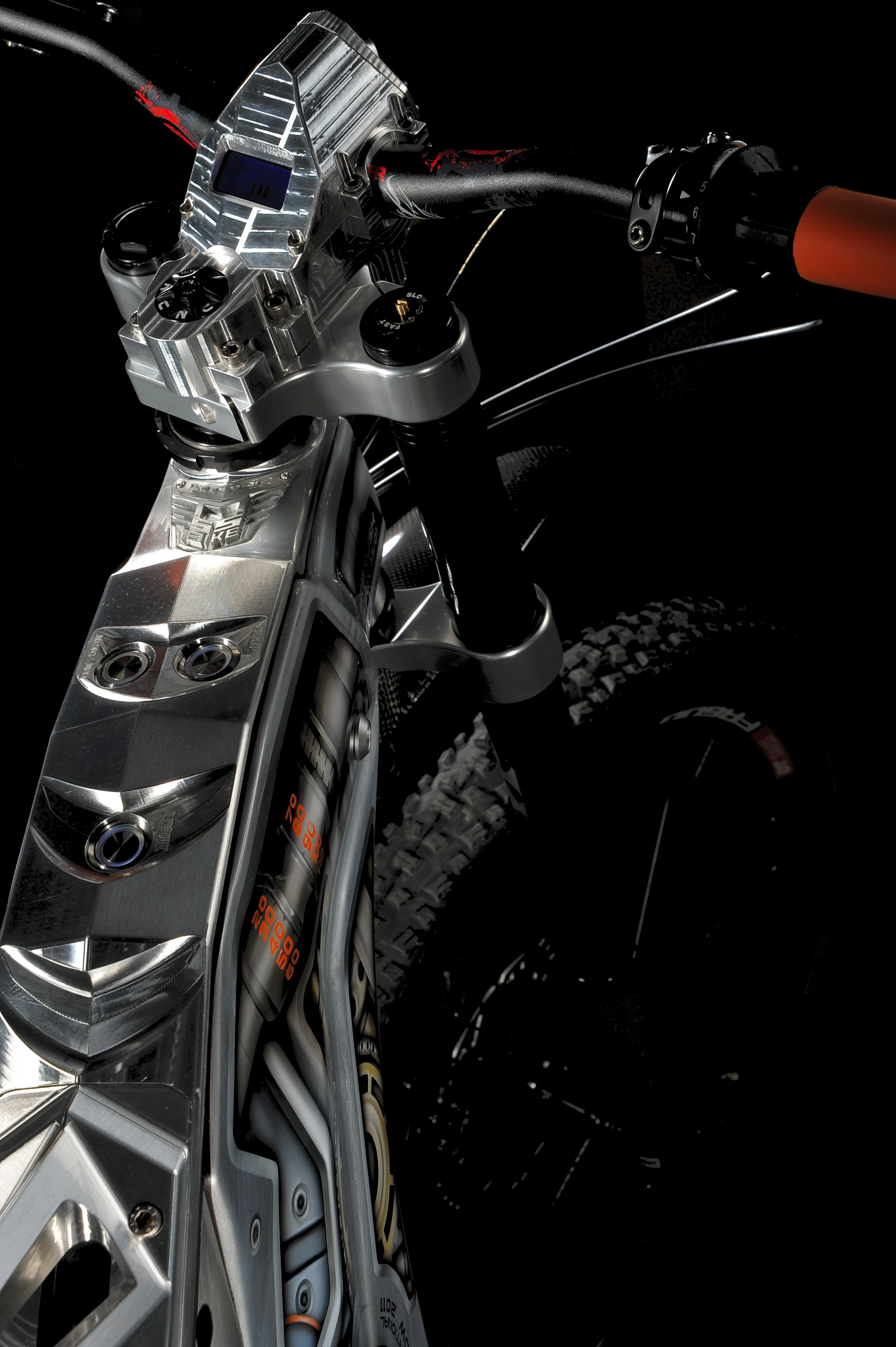 Each Terminus features a CNC-machined aluminum stem with built-in computer